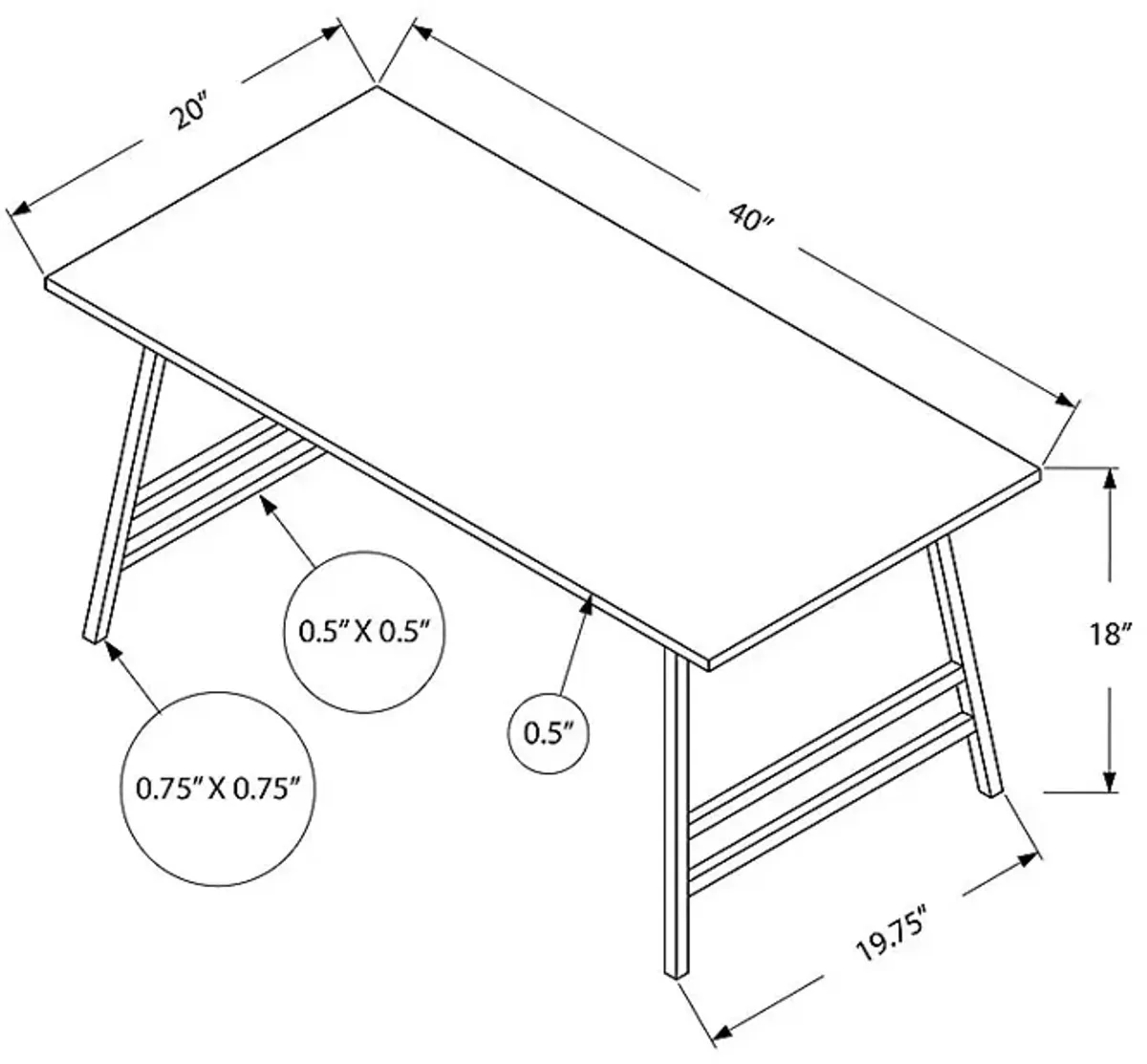 Wyndover White Cocktail Table