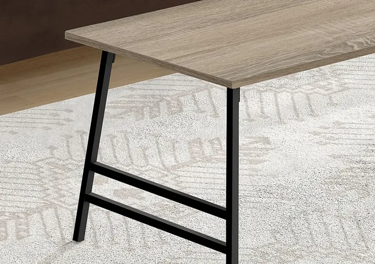 Wyndover Taupe Cocktail Table