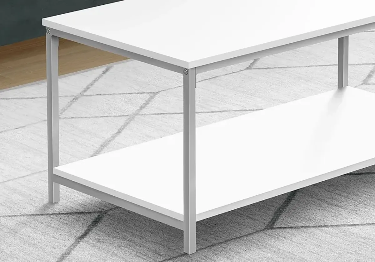 Wishart White Cocktail Table