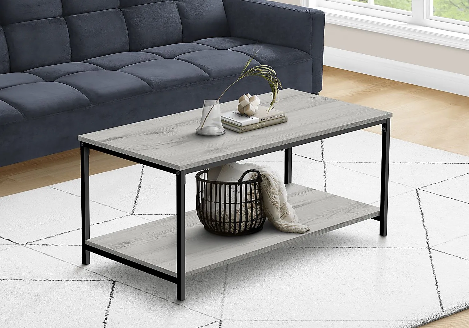 Wishart Gray Cocktail Table