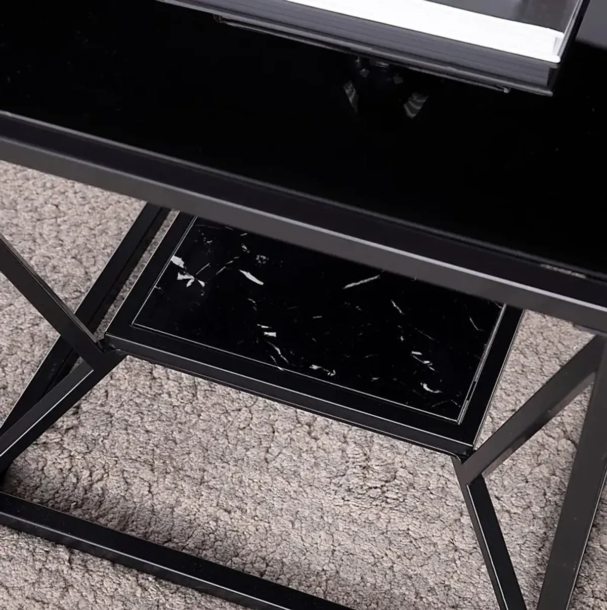 Longspur Black Cocktail Table