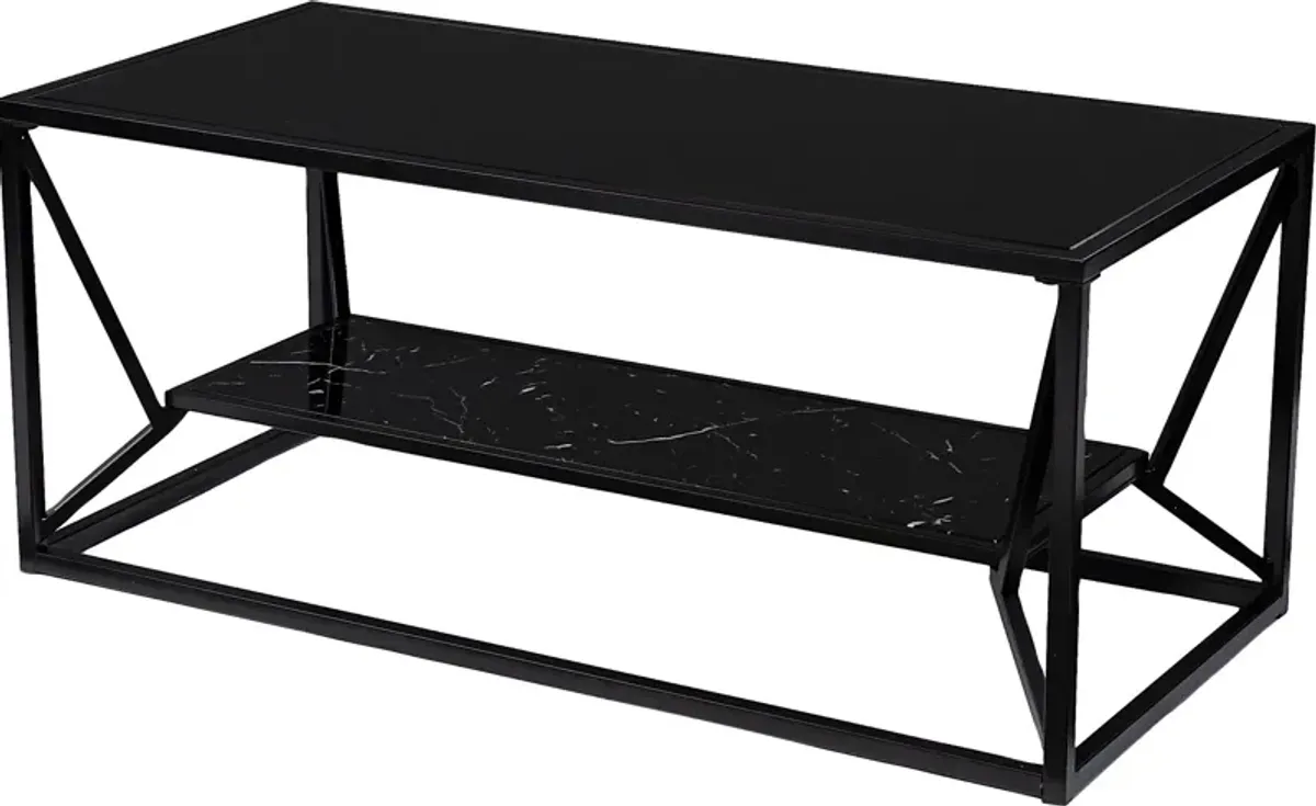 Longspur Black Cocktail Table