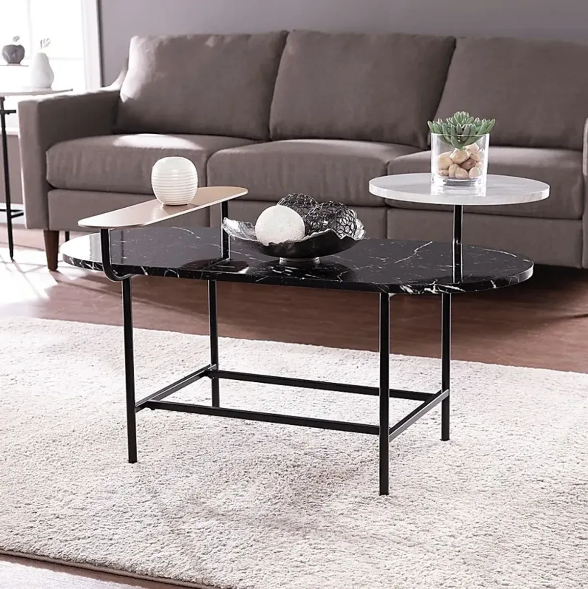 Cliffwood Black Cocktail Table