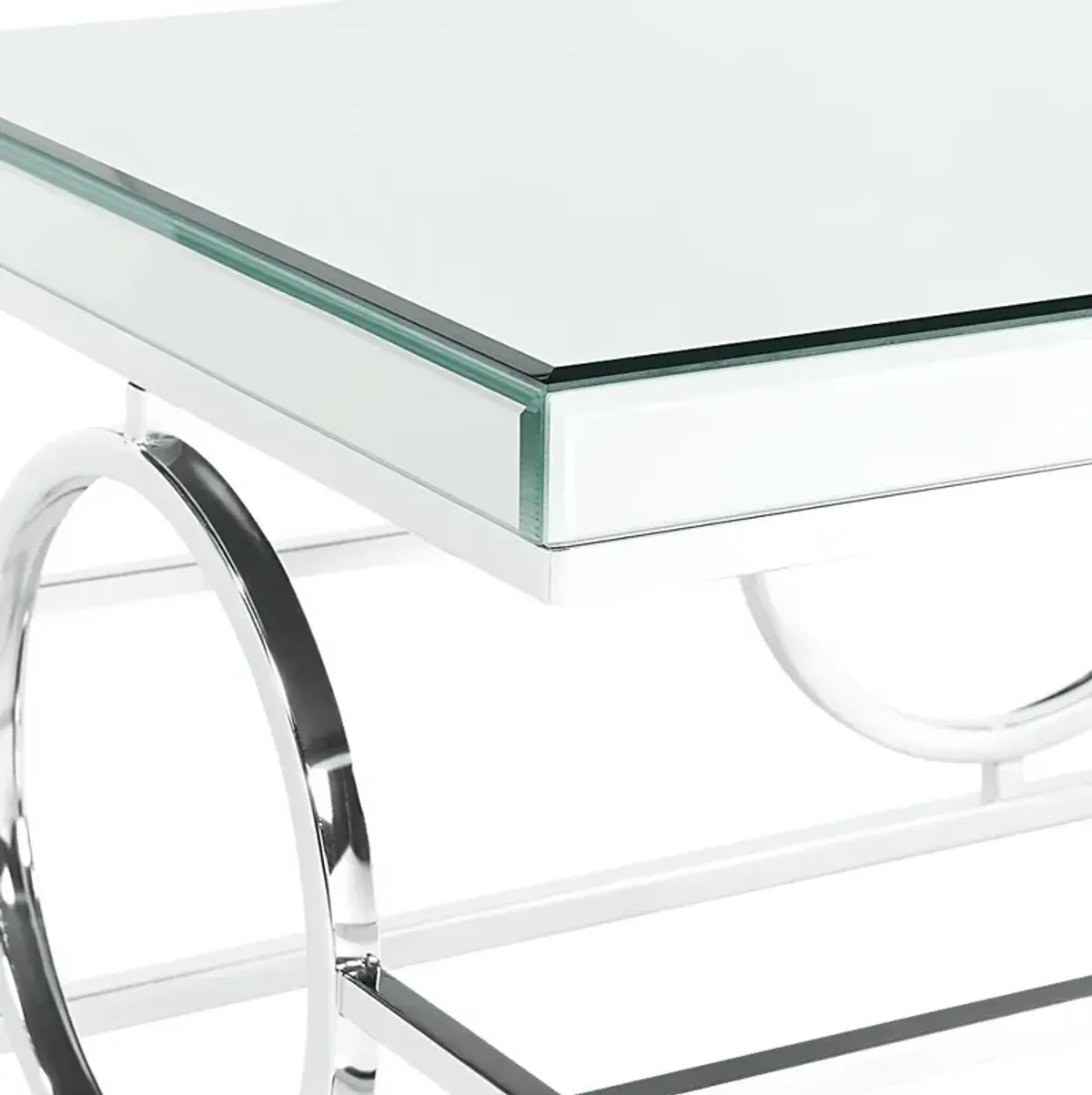 Dassow Chrome Cocktail Table