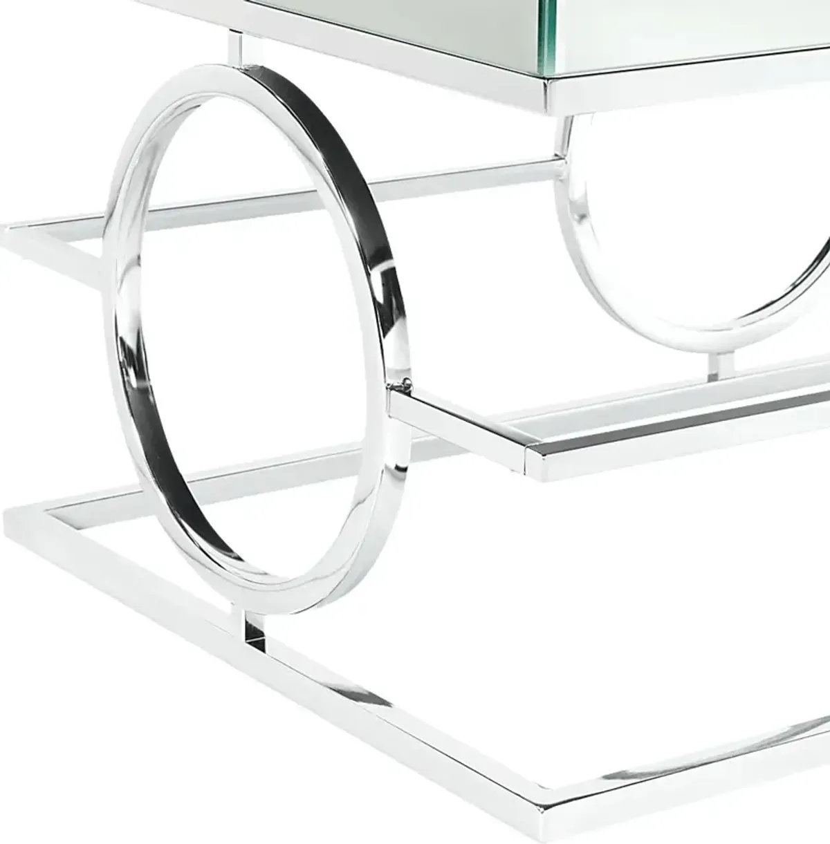 Dassow Chrome Cocktail Table