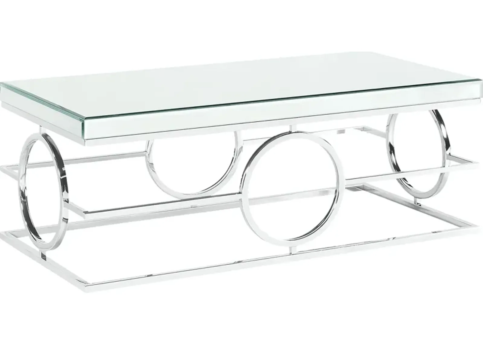 Dassow Chrome Cocktail Table