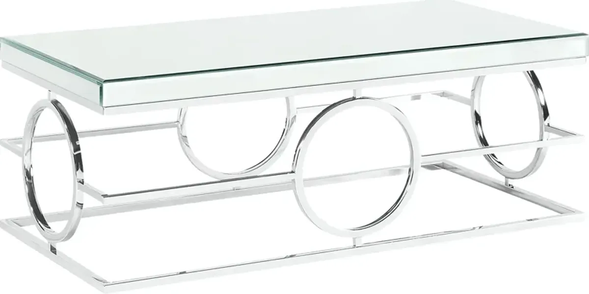 Dassow Chrome Cocktail Table