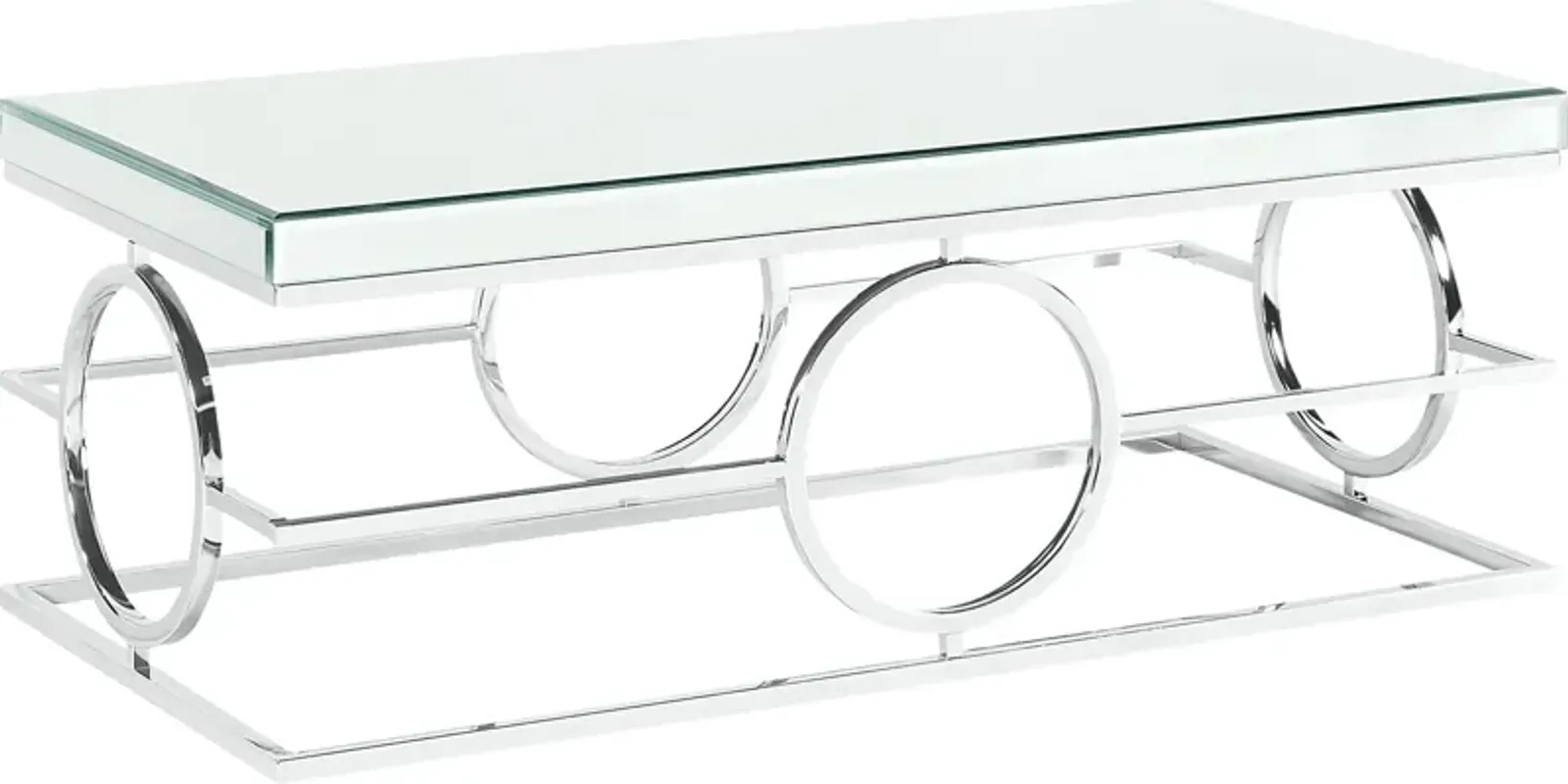 Dassow Chrome Cocktail Table