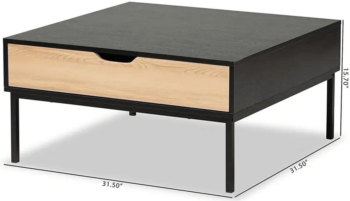 Ivanele Black Cocktail Table