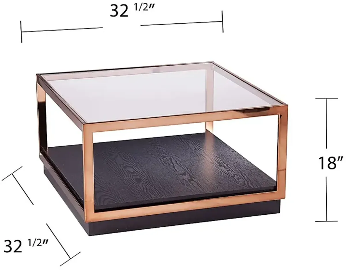 Weathervan Black Cocktail Table