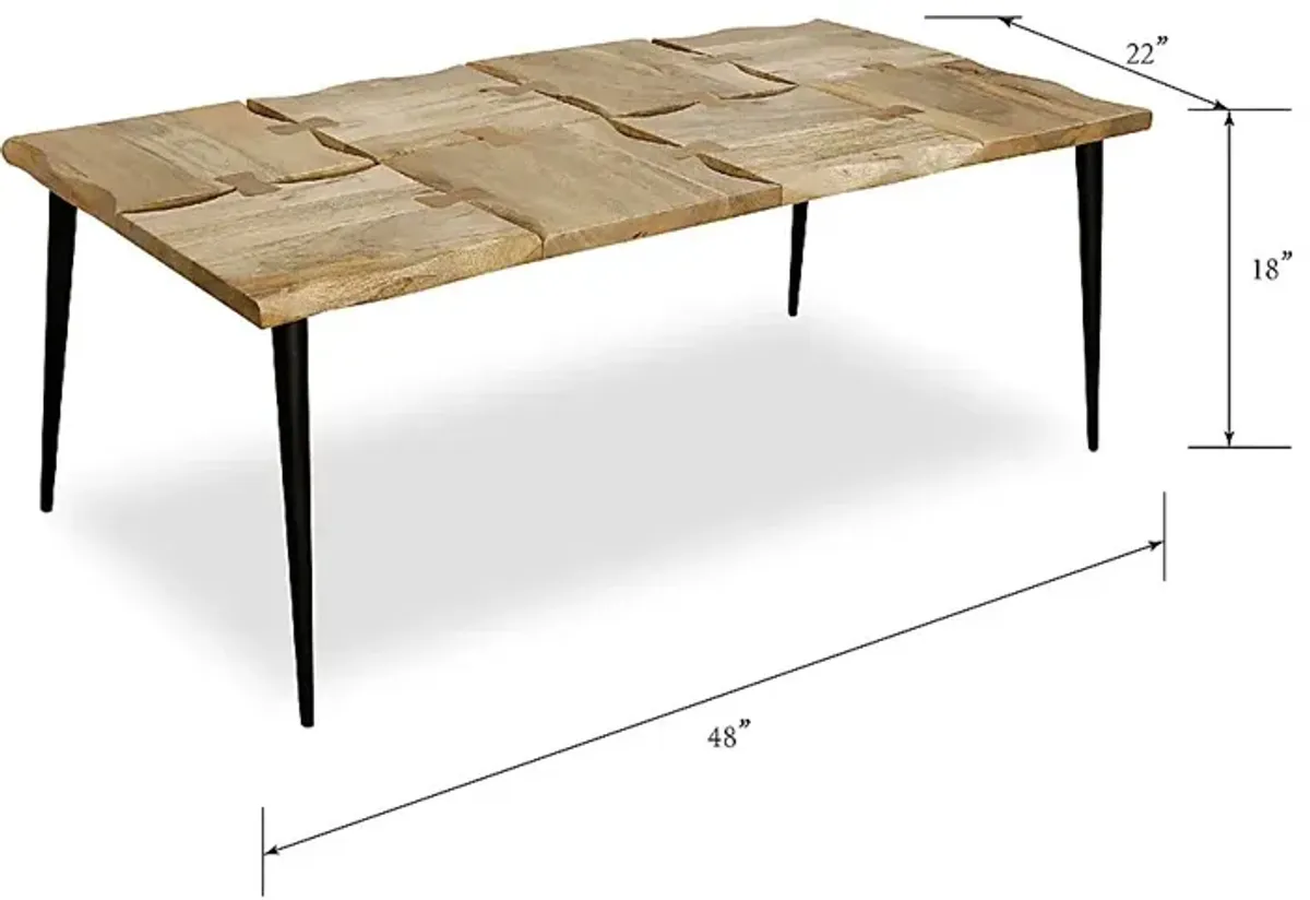 Challain Natural Cocktail Table