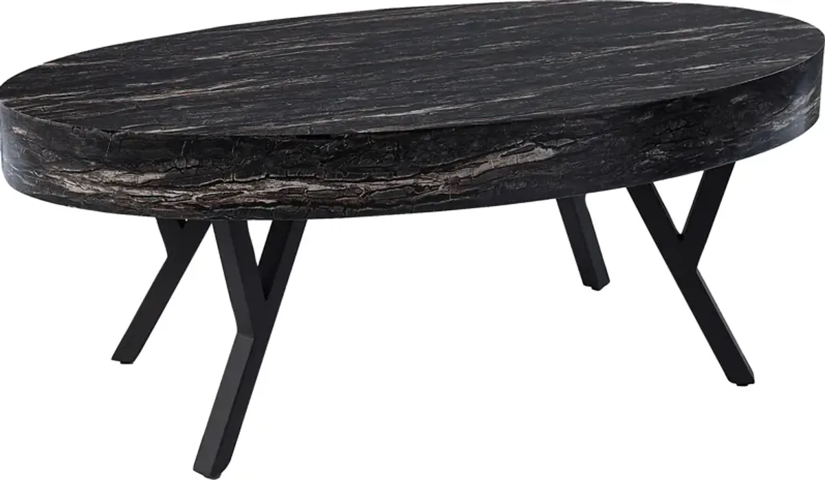 Oketo Black Cocktail Table