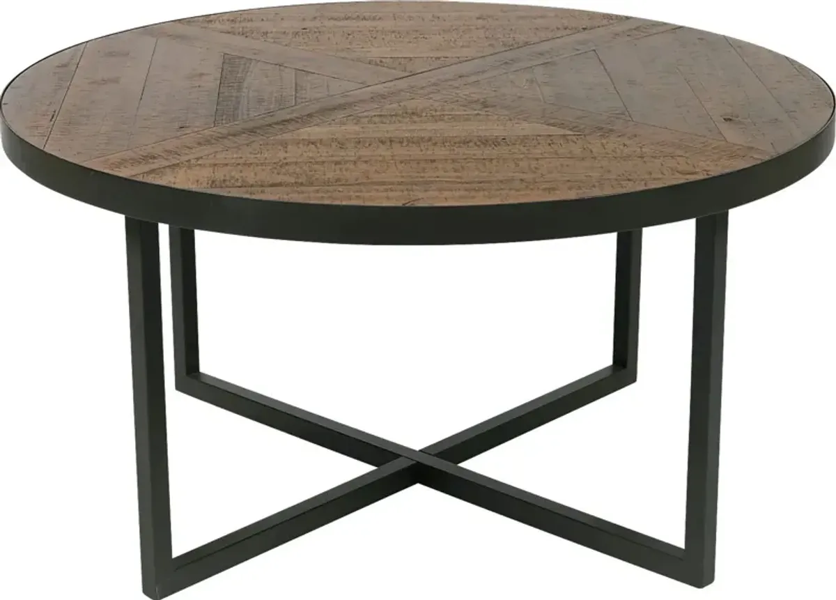 Ruder Brown Cocktail Table