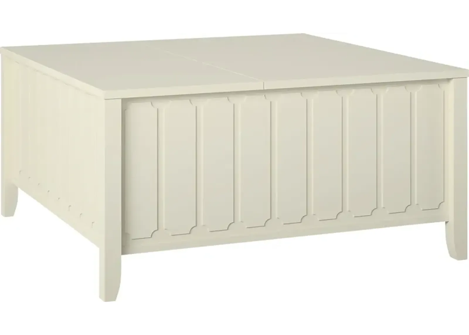 Anselma White Lift-Top Cocktail Table