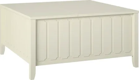 Anselma White Lift-Top Cocktail Table