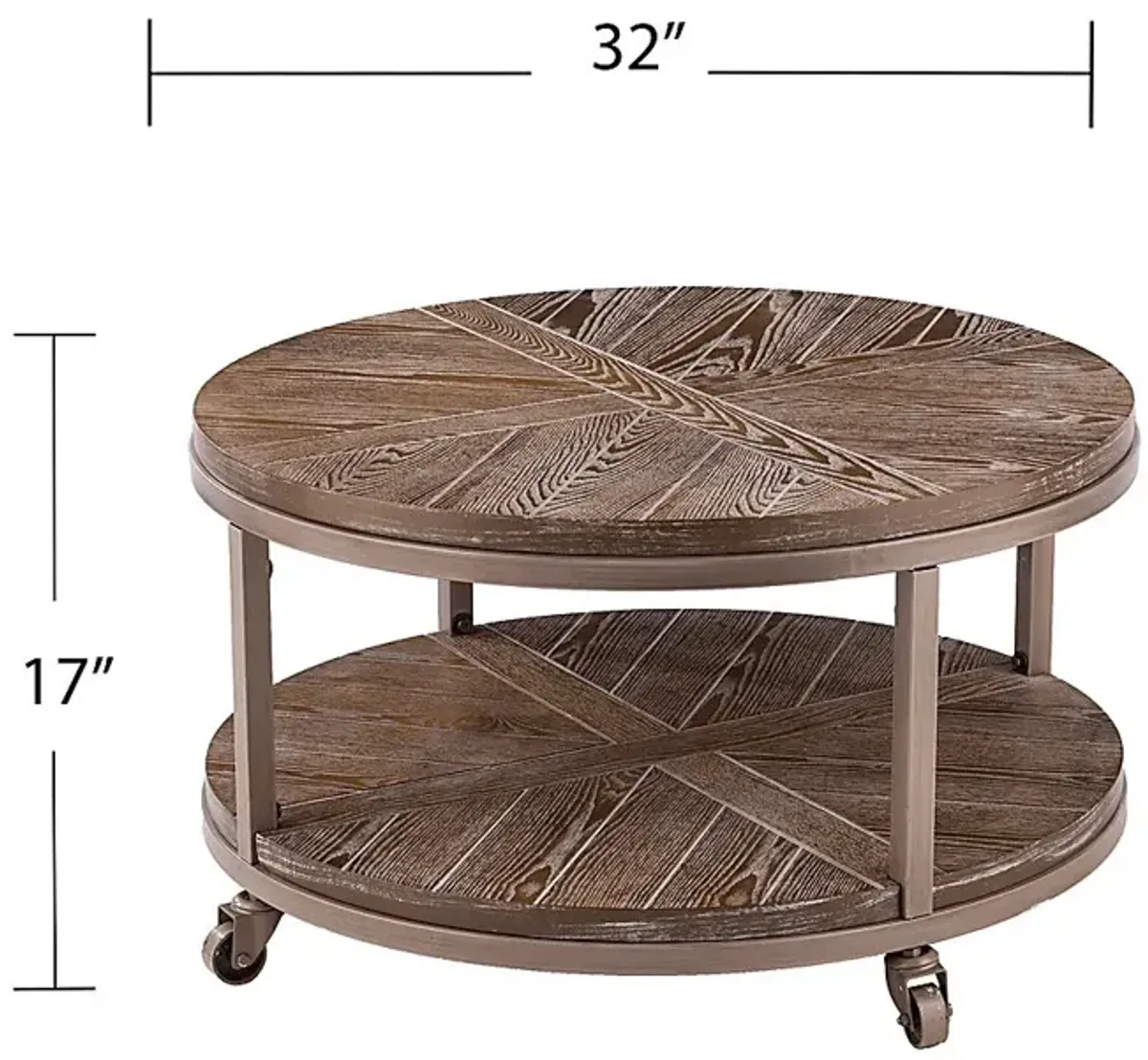 Stonymade Brown Cocktail Table