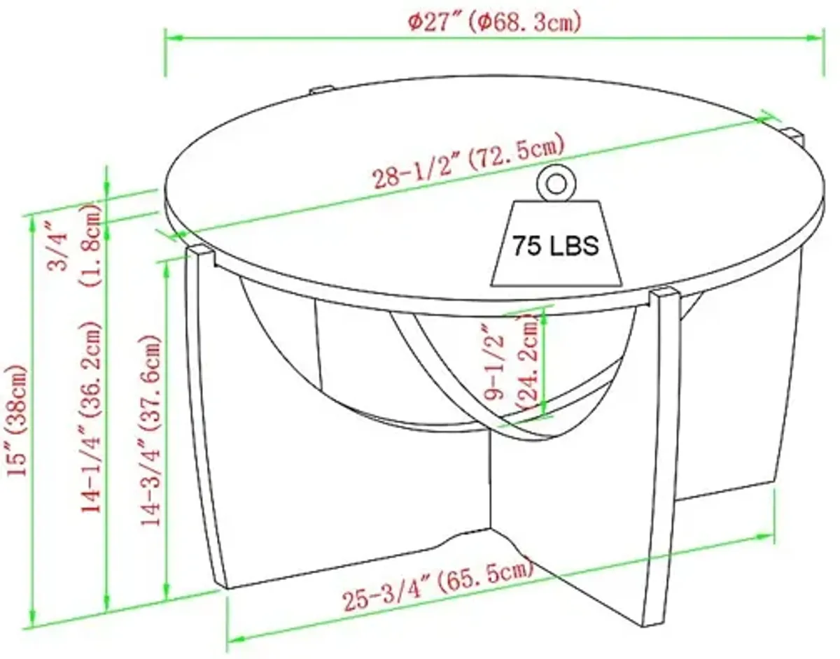 Roseheath Gray Cocktail Table