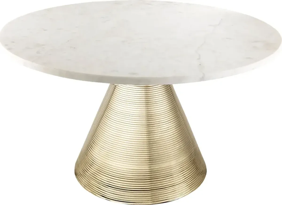 Beaulee Gold Cocktail Table