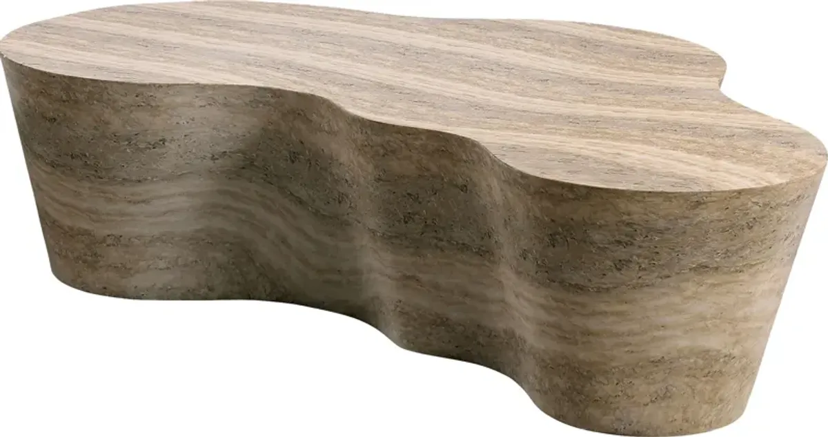 Cordava Tan Cocktail Table