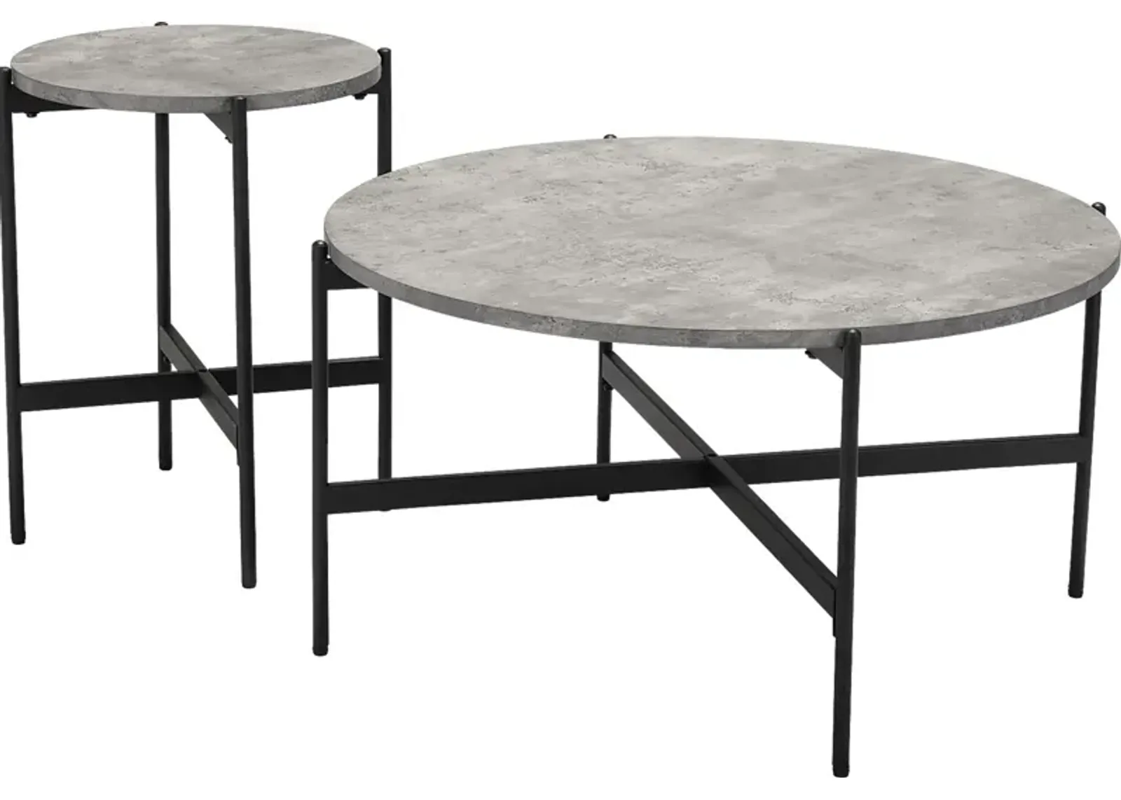 Jenilek Gray Cocktail Table, Set of 2