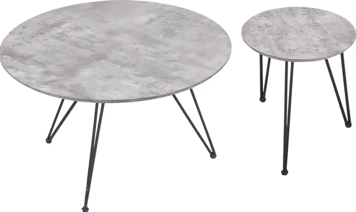 Kailyard Gray Cocktail Table, Set of 2