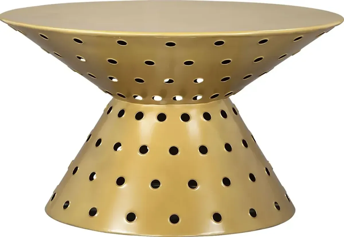 Foreland Gold Cocktail Table