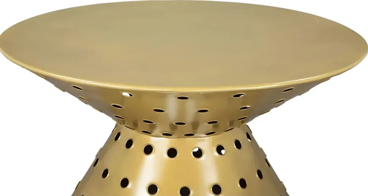 Foreland Gold Cocktail Table