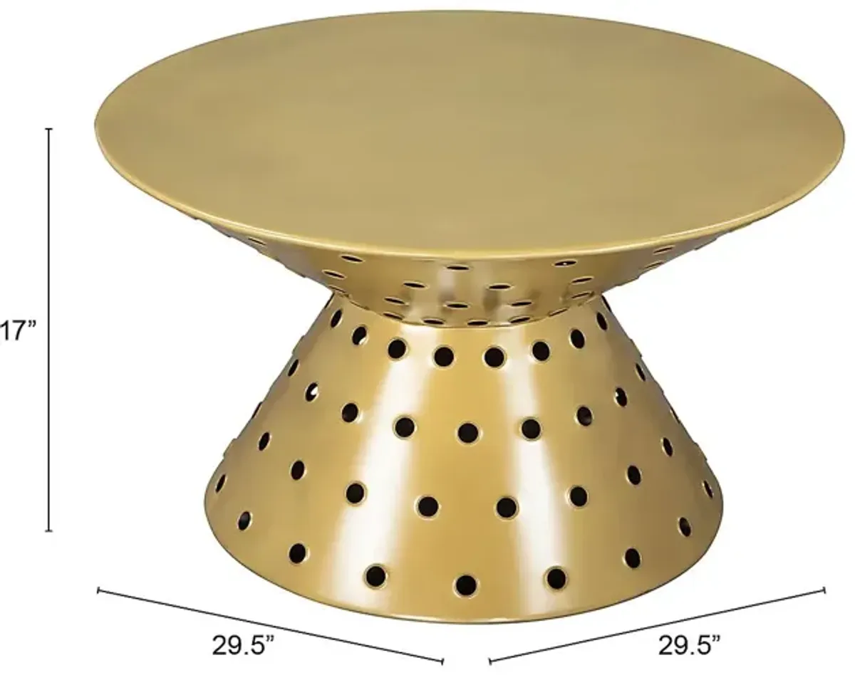 Foreland Gold Cocktail Table