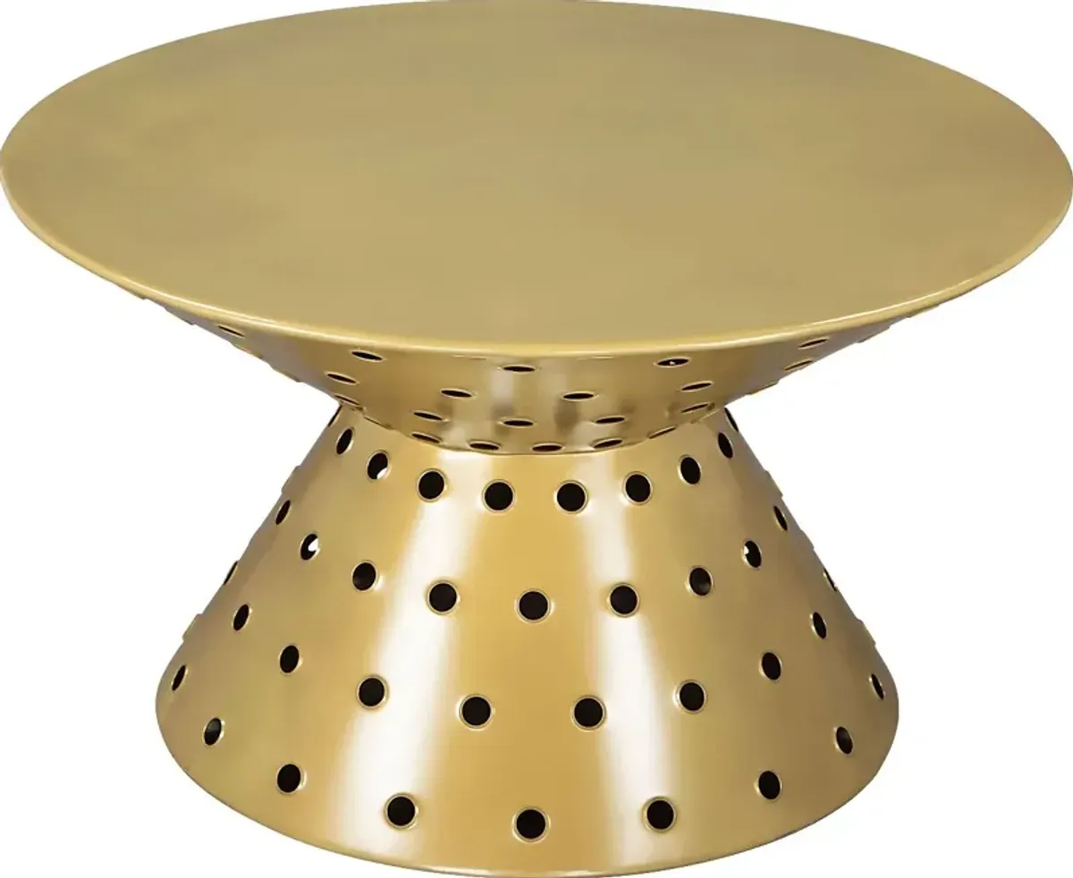 Foreland Gold Cocktail Table