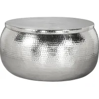 Chandalar Silver Cocktail Table