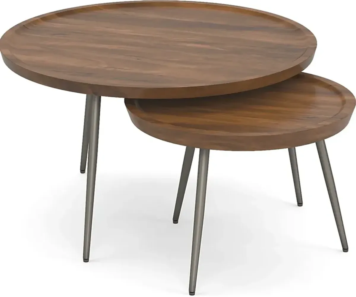 Brendleton Brown 2 Pc Table Set