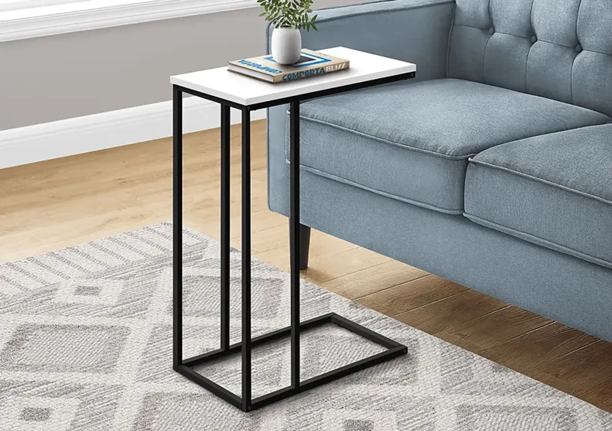 Thornewood White Side Table