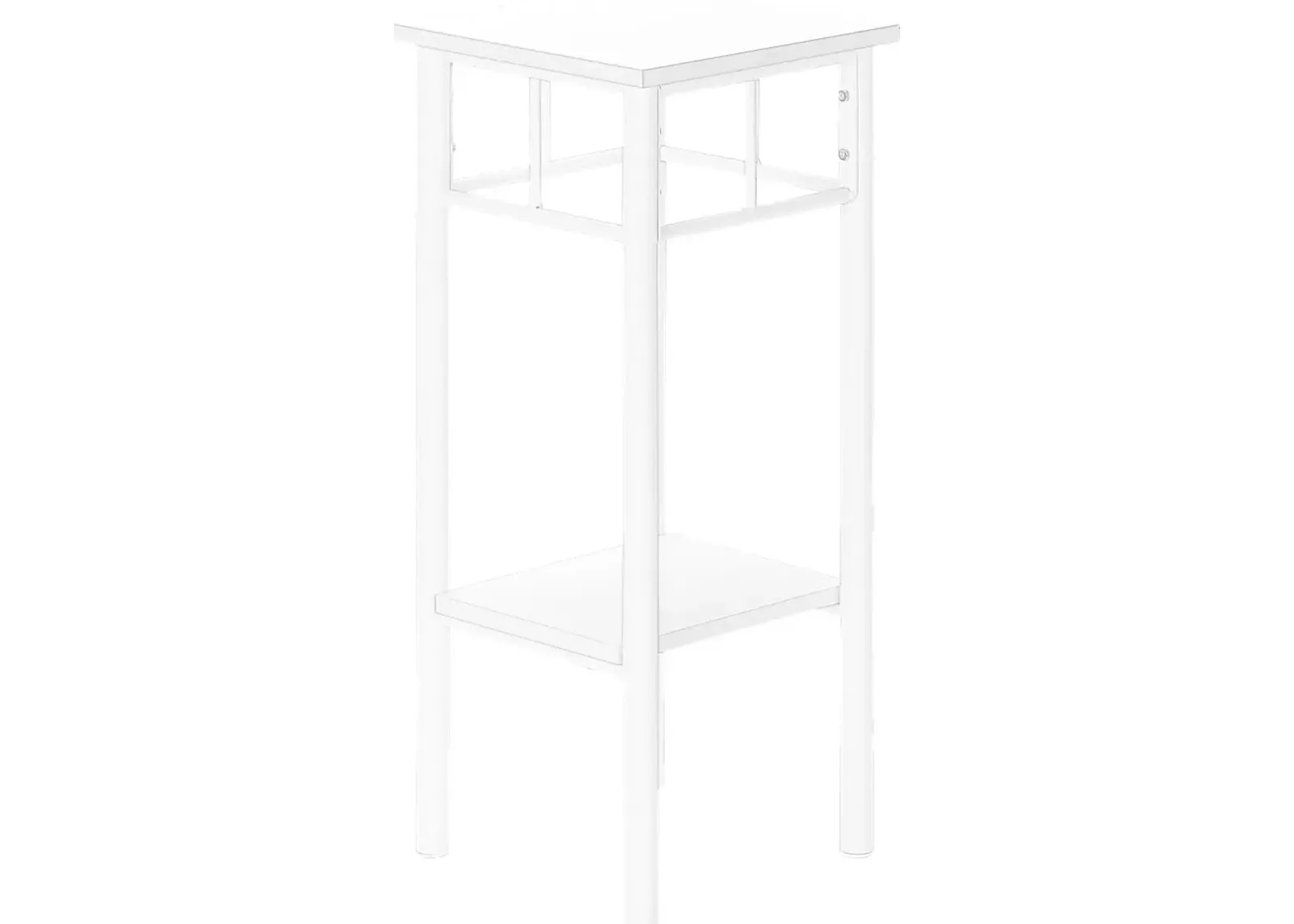 Fairknoll White End Table