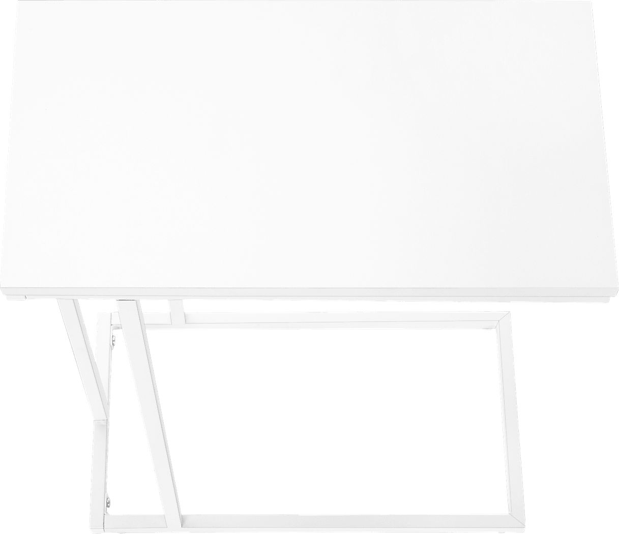 Homeacres White End Table