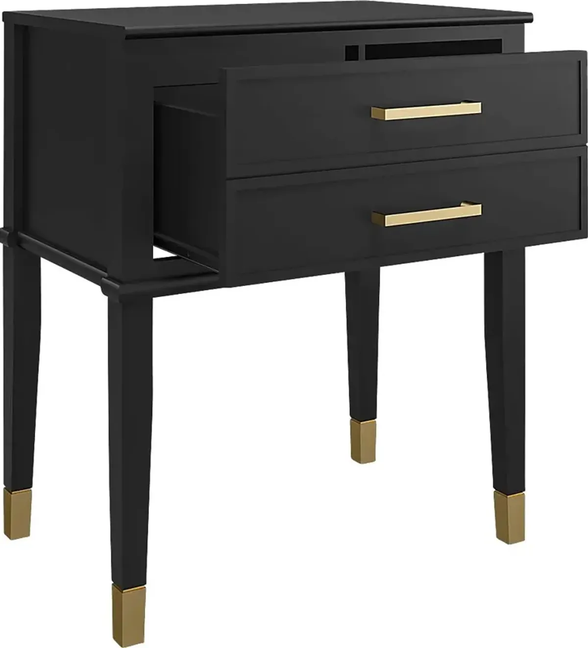 Surrhyne Black End Table