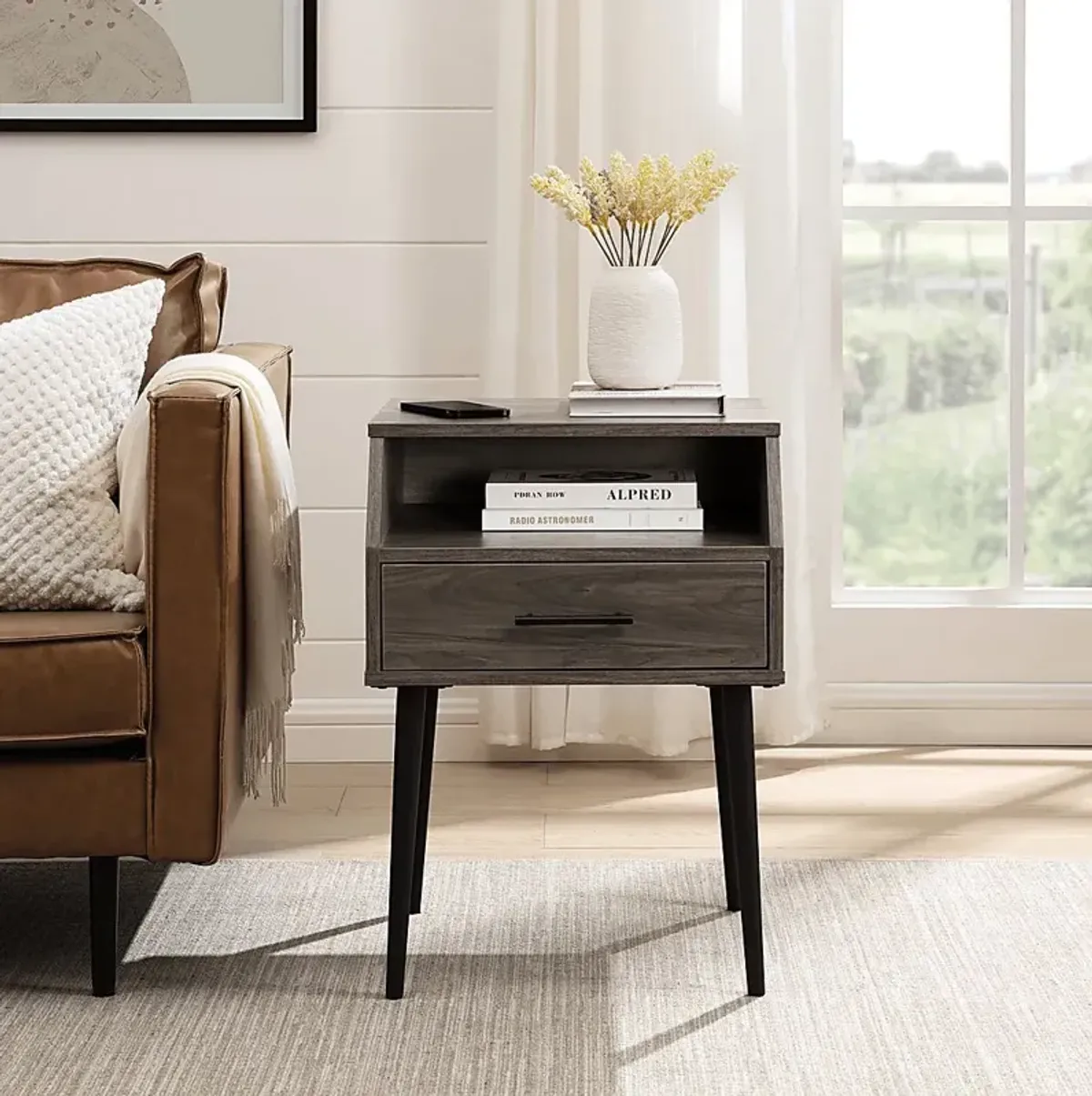 Pincay Slate End Table