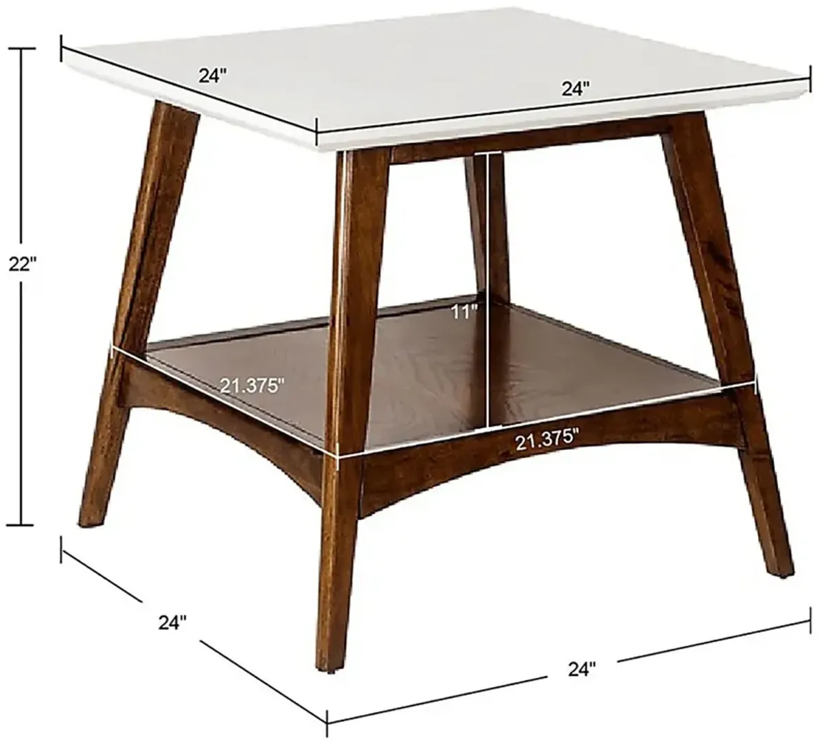 Westella Pecan End Table