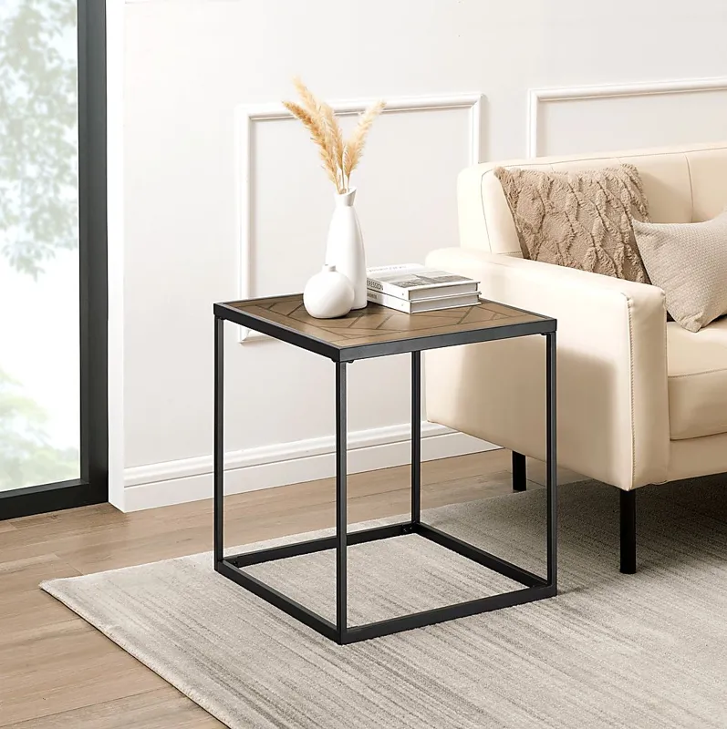 Palcia Brown End Table