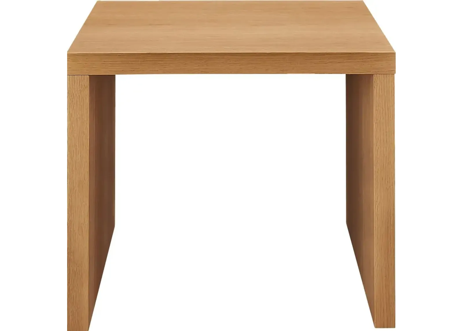 Chevae Light Brown Side Table