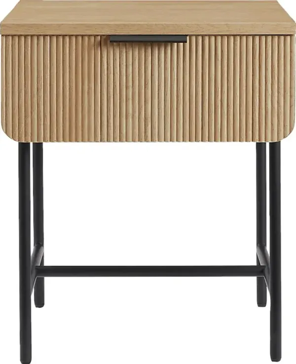 Omerea Oak End Table