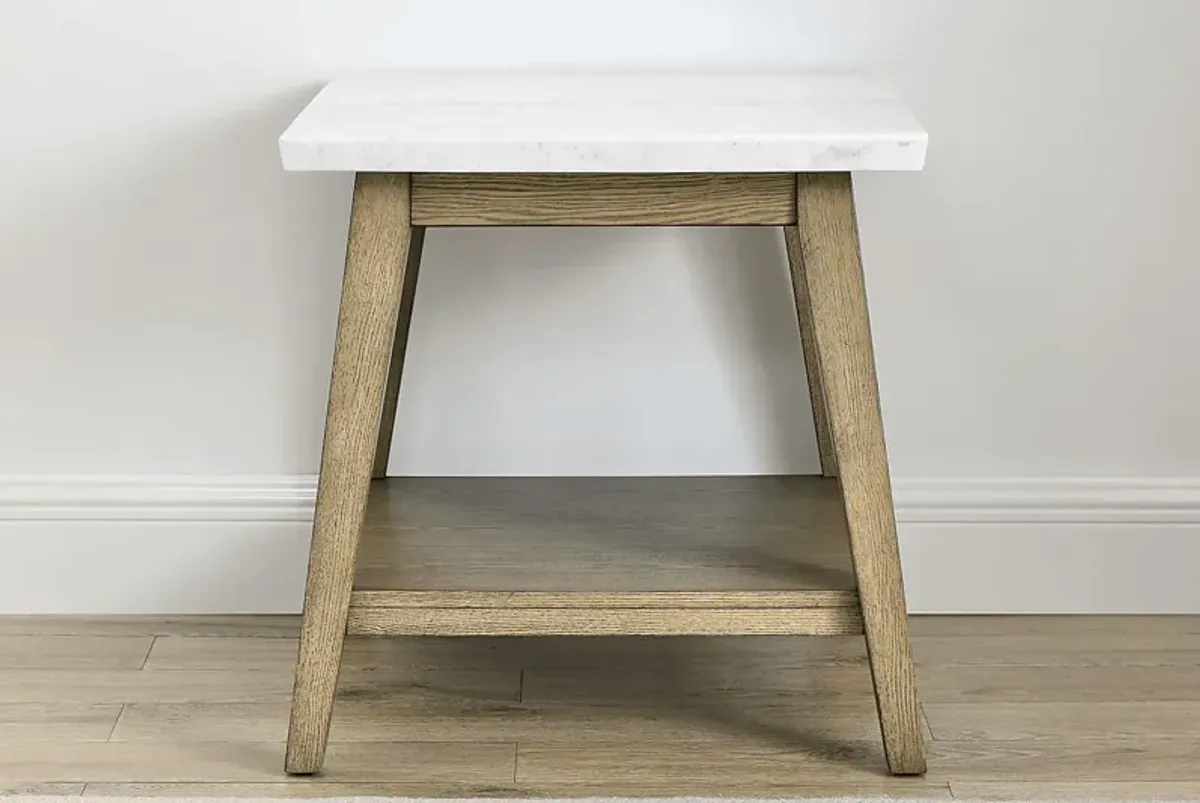 Ellzey Brown End Table