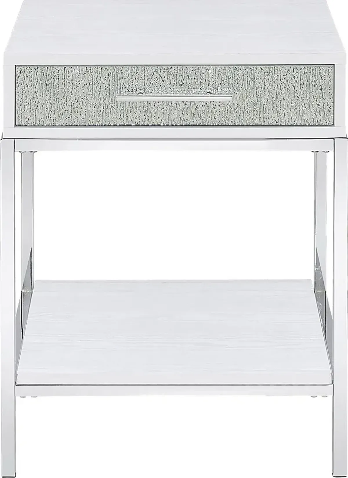 Emahlea White End Table