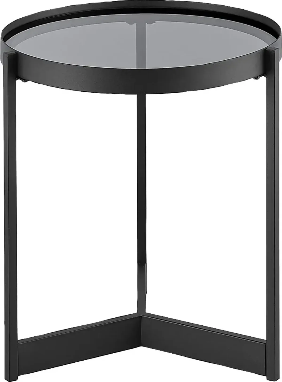 Oarman Black End Table