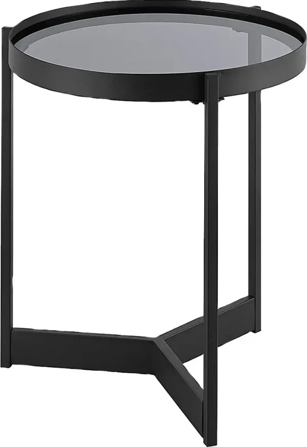 Oarman Black End Table