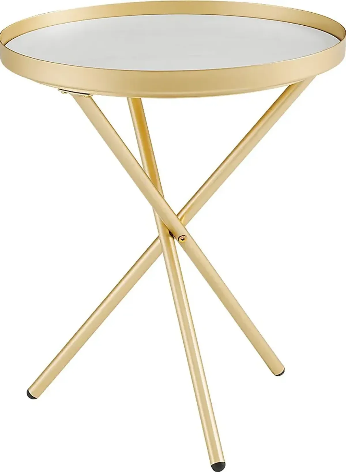 Mosewood Gold End Table