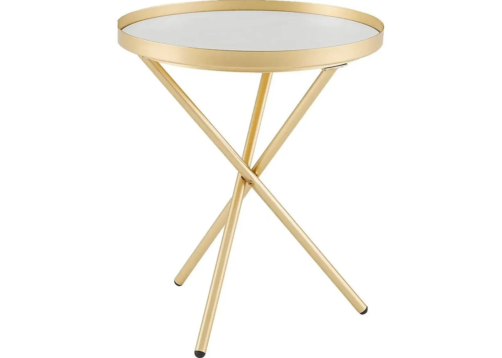 Mosewood Gold End Table