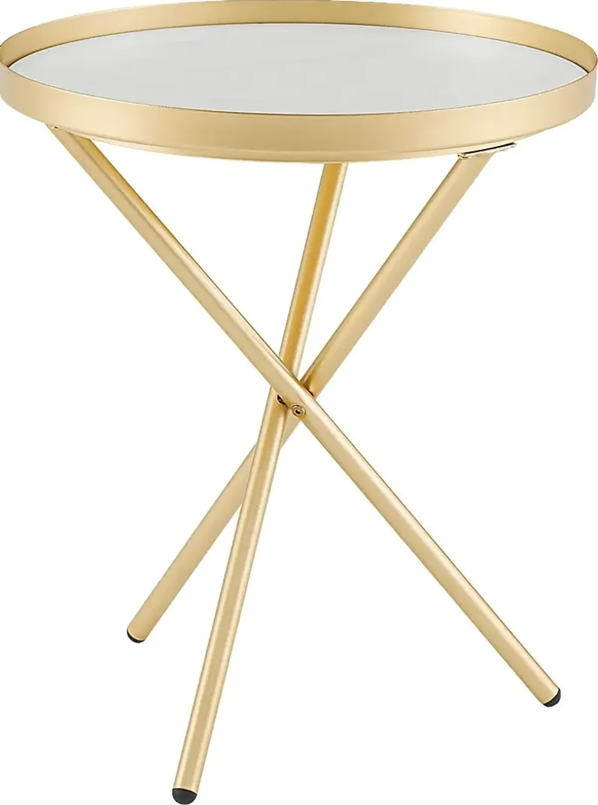 Mosewood Gold End Table