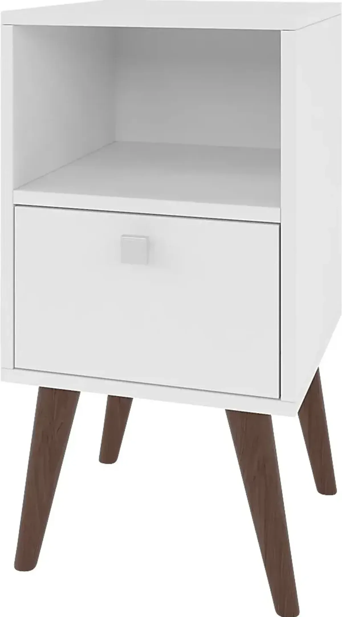 Bonvue White End Table