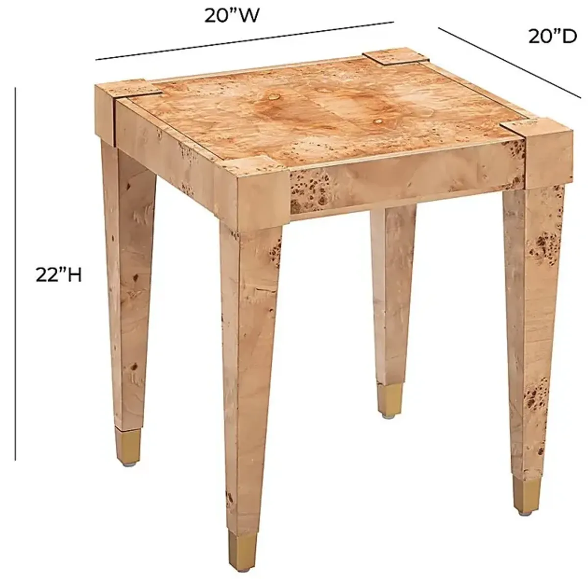 Ailshie II Brown End Table