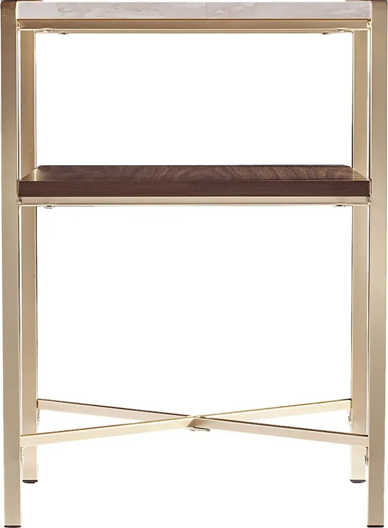 Journeyville White End Table